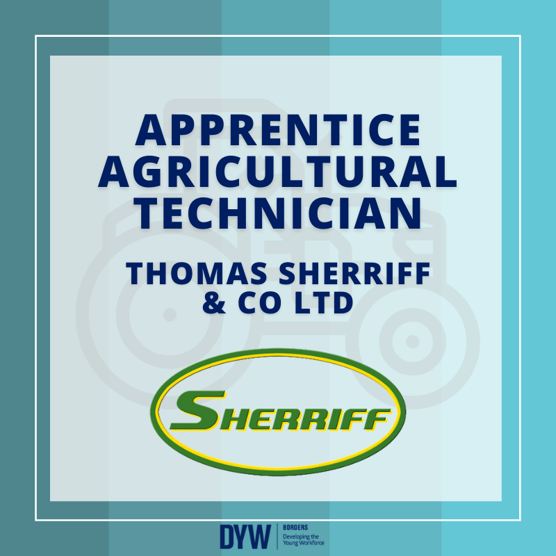 DYWBorders's tweet photo. ⭐ JOB OF THE DAY ⭐

Thomas Sherriff &amp; Co Ltd are recruiting for an Apprentice Agriculture Technician. 🚜

📍 Jedburgh
🥇 You will gain the Apprenticeship standard Land Based Service Engineering Technician Level 3 qualification.

👇🏼

🔗 https://t.co/6oBSKnE0HG https://t.co/XZdPNwJbUw