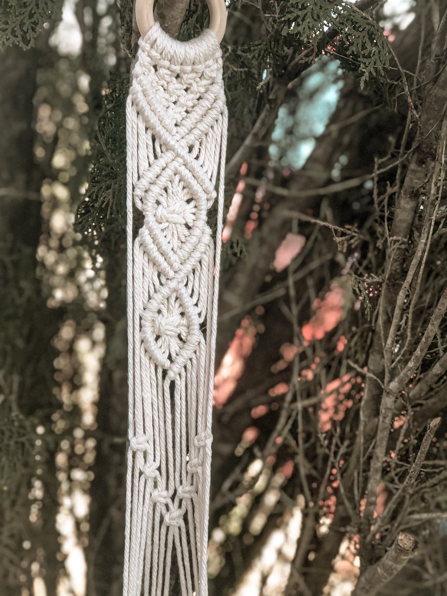 _KaylaStock_'s tweet photo. I’m so obsessed with how this custom macrame plant hanger came out! I would love a follow on IG/FB @joycordsmacrame https://t.co/5mO0K6zYNU