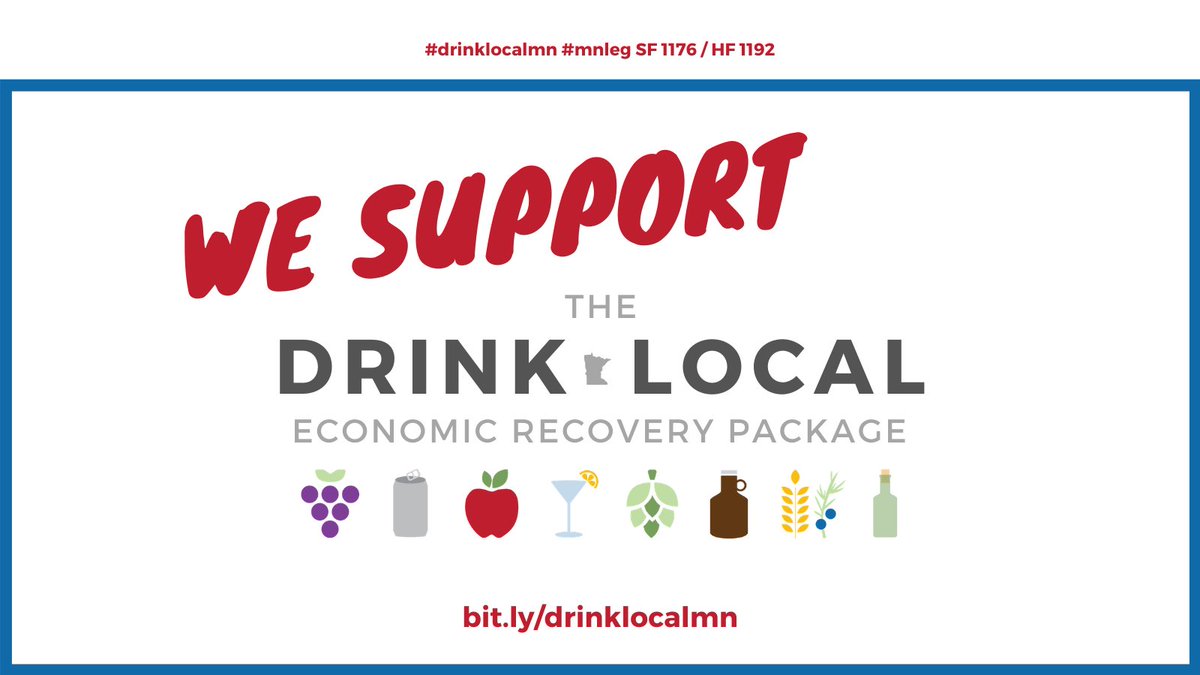 🚨TAKE ACTION NOW🚨
Make your voice heard to support #DrinkLocalMN! Let your #MNleg know you support small businesses! mncraftbevcouncil.org/take-action

Do you support small businesses?
<a href="/melissahortman/">Melissa Hortman</a>, <a href="/kdaudt/">Kurt Daudt</a>, <a href="/paulgazelka/">Paul Gazelka</a>, <a href="/SusanKentMN/">Susan Kent</a>, <a href="/zackstephenson/">Zack Stephenson</a>,  @sendahms <a href="/DSenjem/">David Senjem</a>