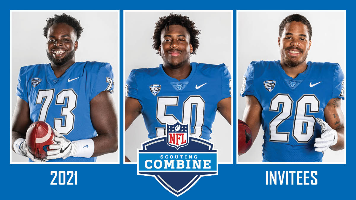 UB Football on Twitter: 'Record Three Bulls Invited to NFL Combine  Congratulations @Alwaysimprovin1 , @thekoonce_ and @__JP26 !  