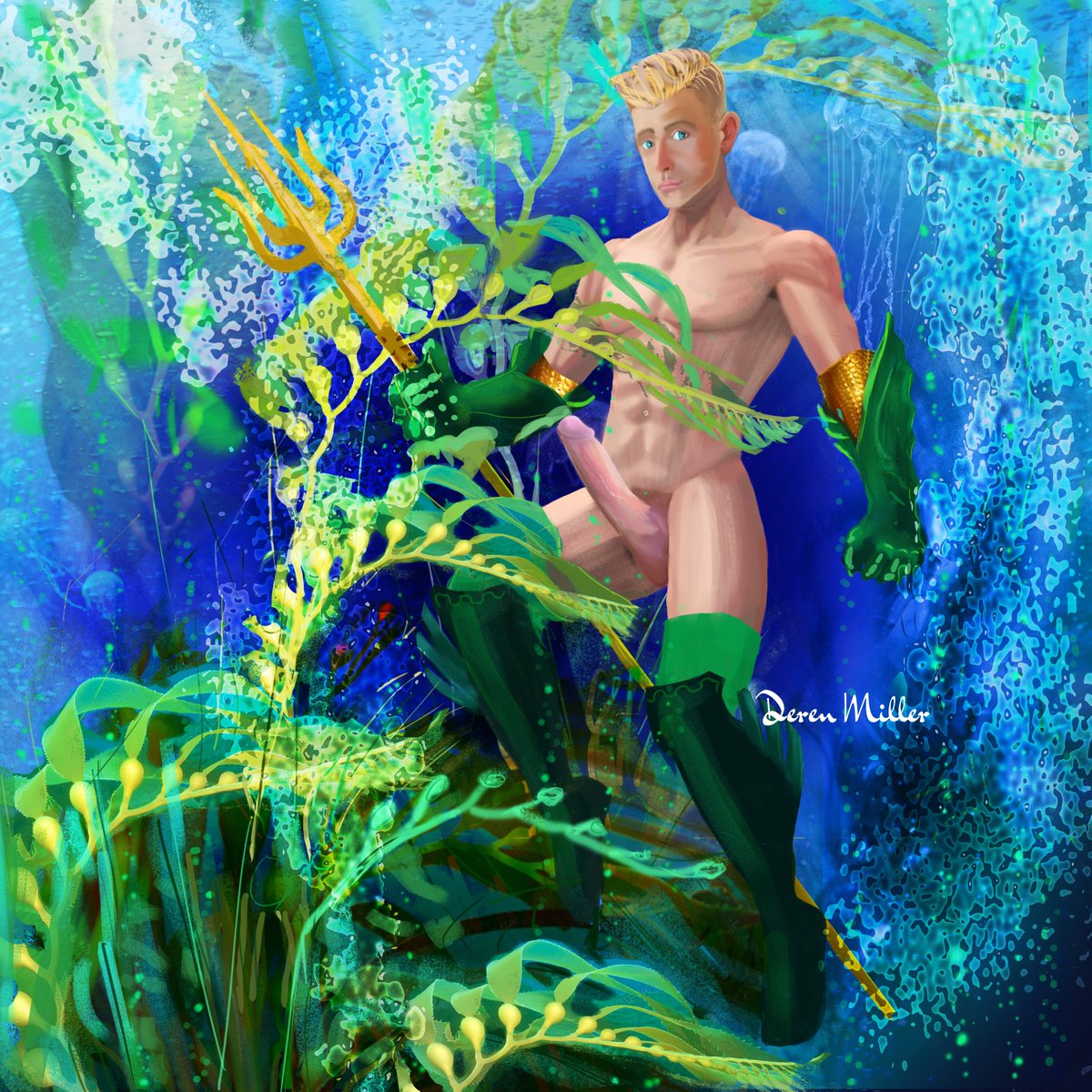 Sometimes Aquaman goes shallow. Sometimes Aquaman goes deep. #gaysuperheroes #gaymythology #cockartist #meninspandex #gaysuperhero #superherofetish #gay #gaykink #gayart #gaycomics #gaynsfw #gaydccomics #dccomics #gayfanart