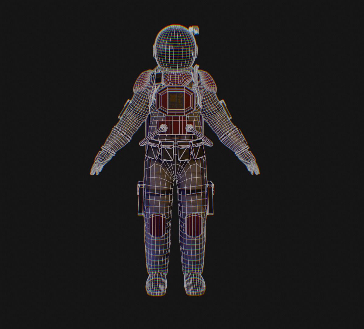 Spent the last 2 days sculpting, modelling and texturing this space suit for my Honours project. Will be a display piece in my environment but I may rig it at a later date ☺️ #3denvironment #3dcharacter #maya #zbrush #3dart #gamedev #unrealengine4