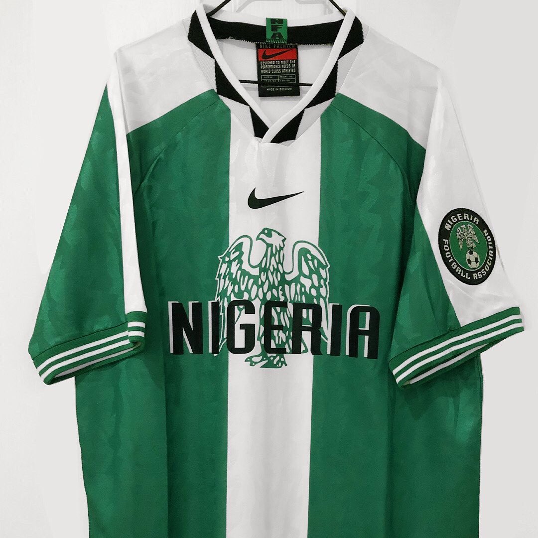 Classic Sport Re-Worked (@c_s_reworked) on Twitter photo The ‘96 Olympics produced one of the greatest moments in African football history with Nigeria bringing home Gold.
An incredible story and, no surprise, a shirt to match!
<a href="/NGSuperEagles/">🇳🇬 Super Eagles</a> || <a href="/C_S_Reworked/">Classic Sport Re-Worked</a>
#Nigeria #SoarSuperEagles #NigeriaEagles
depop.com/c_s_reworked/ The ‘96 Olympics produced one of the greatest moments in African football history with Nigeria bringing home Gold.
An incredible story and, no surprise, a shirt to match!
<a href="/NGSuperEagles/">🇳🇬 Super Eagles</a> || <a href="/C_S_Reworked/">Classic Sport Re-Worked</a>
#Nigeria #SoarSuperEagles #NigeriaEagles
depop.com/c_s_reworked/