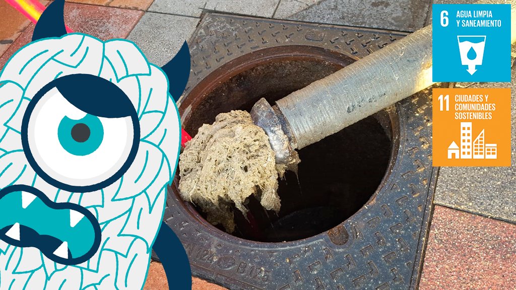 😰 Si no quieres que te visite el #MonstruoToallitas...
☝️ ¡No tires toallitas ni mascarillas por el retrete!
🚮 Siempre a la papelera
👹 #ElMonstruoExiste