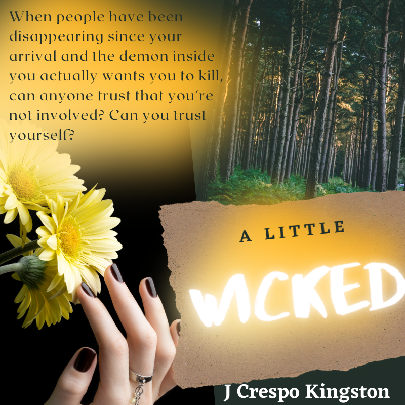 I'll be participating in #pitmad tomorrow (Thursday) with my new adult contemporary fantasy, A LITTLE WICKED.

RTs will be appreciated. Is anyone else participating? Maybe we can RT each other. Pic for attention. ;0 #amwriting
