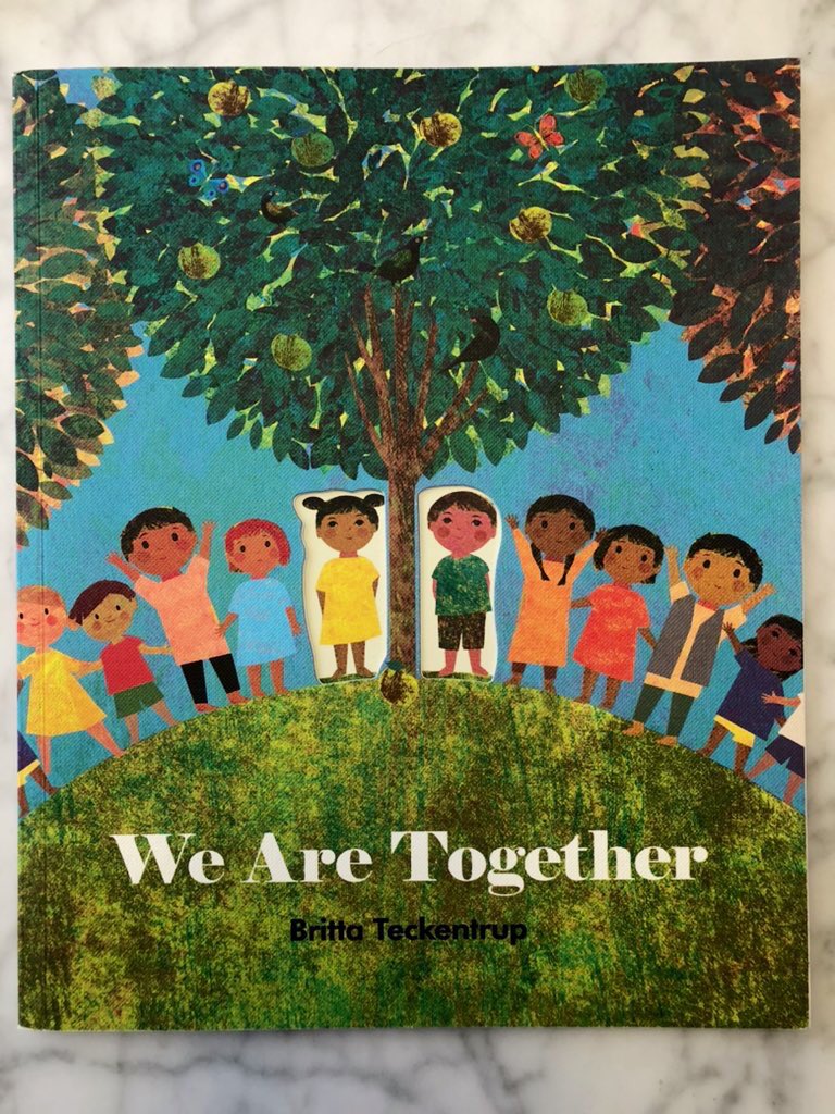 Today we celebrated Read Across America week during my virtual hangouts by reading “We are Together” by Britta Teckentrup - a beautiful book about the power of coming together in love &amp; friendship! #TatemTigerPride <a href="/JFTatemES/">J. Fithian Tatem Elementary School</a> <a href="/HaddonSchools/">Haddonfield Schools</a>