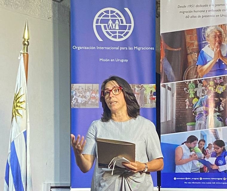 Ahora en la inauguración de la sub-oficina de la <a href="/OimUruguay/">OIM Uruguay</a> en #Chuy, escuchamos a la Coordinadora Residente de Naciones Unidas en Uruguay <a href="/VillarMireia/">Mireia Villar Forner</a>. Gracias Mireia por acompañarnos hoy!