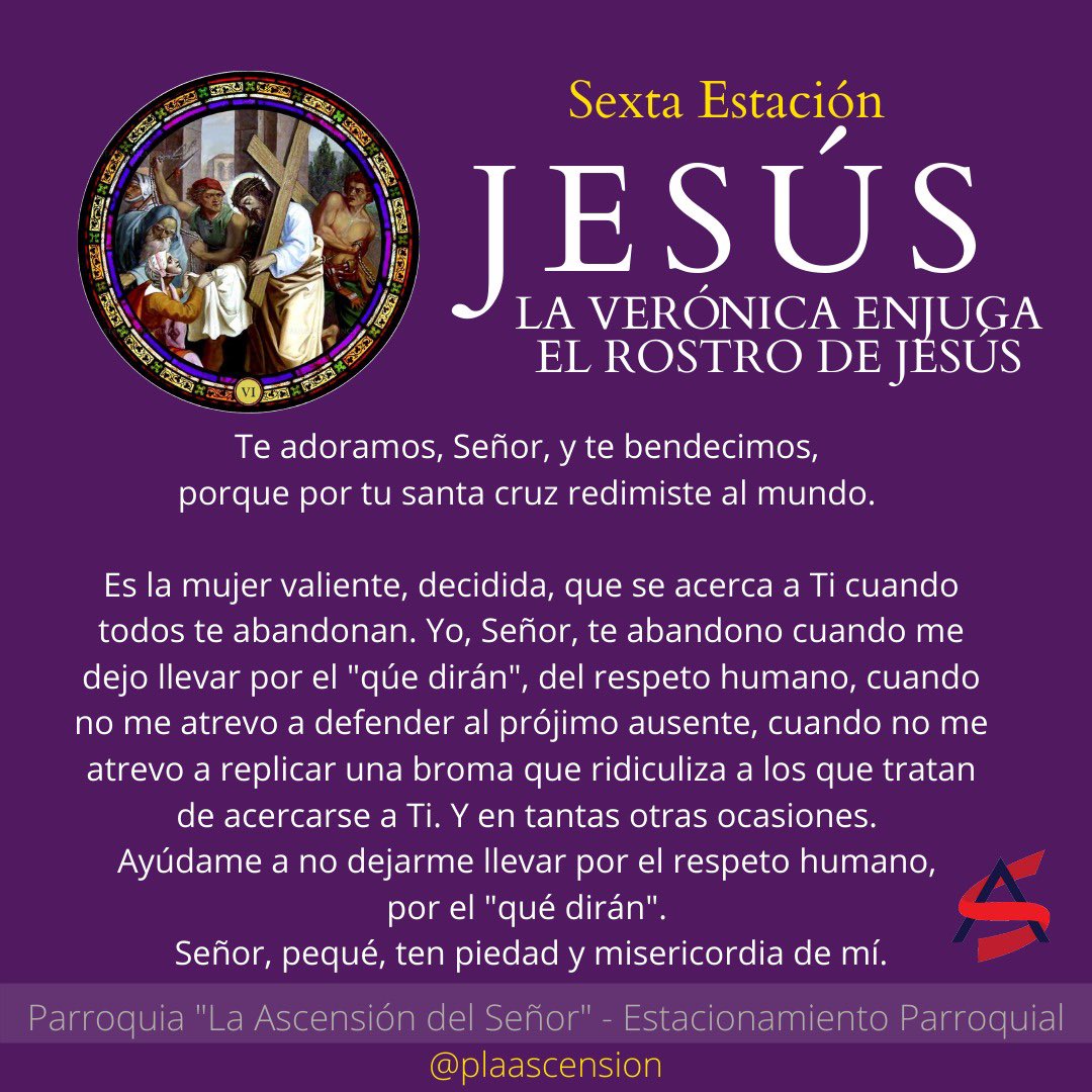 plaascension's tweet photo. Ven a vivir junto a nosotros la Cuaresma... Viacrucis Parroquial. Viernes 5 de Marzo, 4:00 pm en la @plaascension @kikeantalamor https://t.co/q9fTpdffDn
