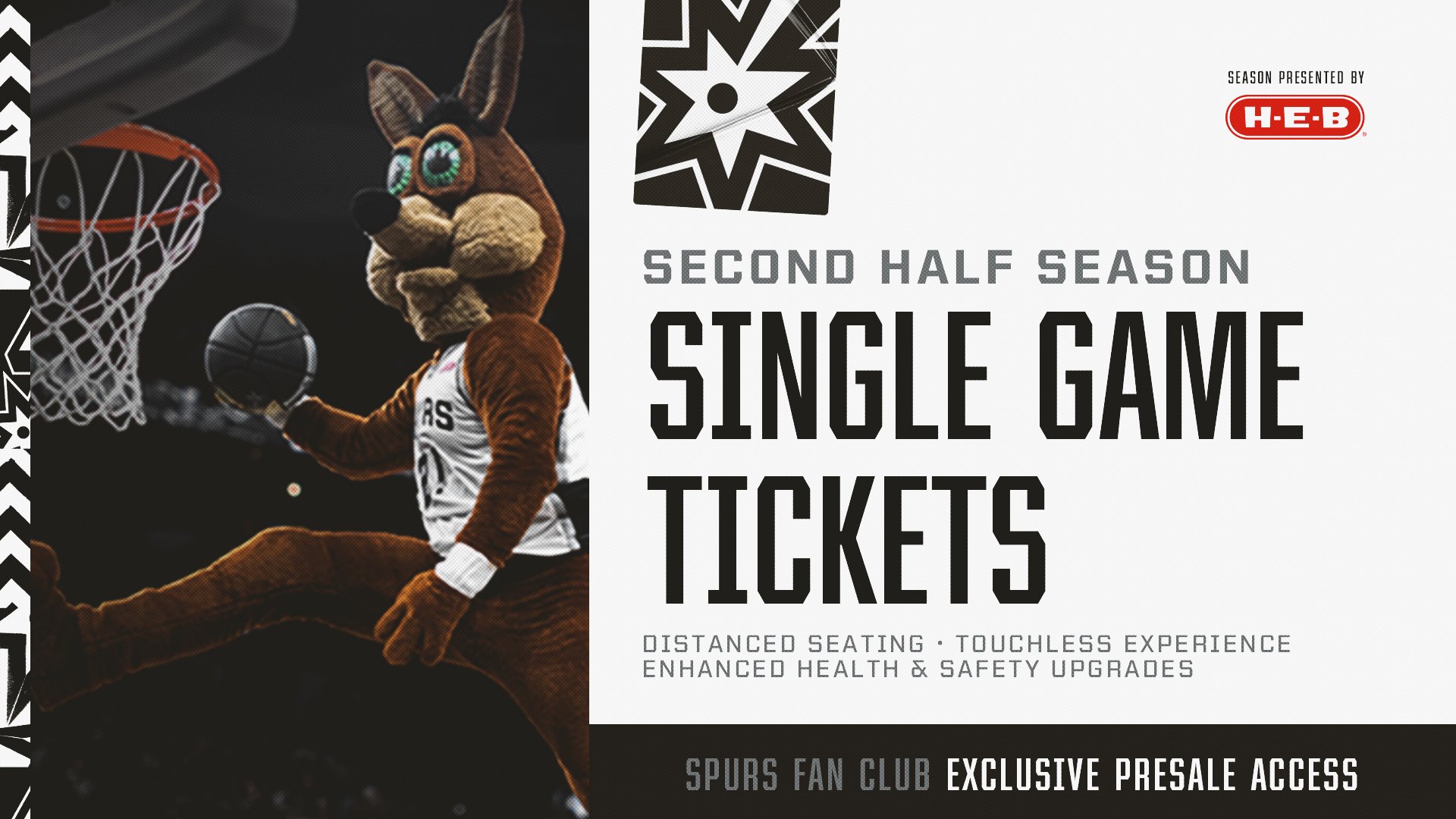 San Antonio Spurs on Twitter: "Single game tickets on sale this Friday 🚨 Opt into the Official Spurs Club for FREE to get exclusive pre-sale access: https://t.co/wq0aI9oAfJ https://t.co/kC9GPUklh5" / Twitter