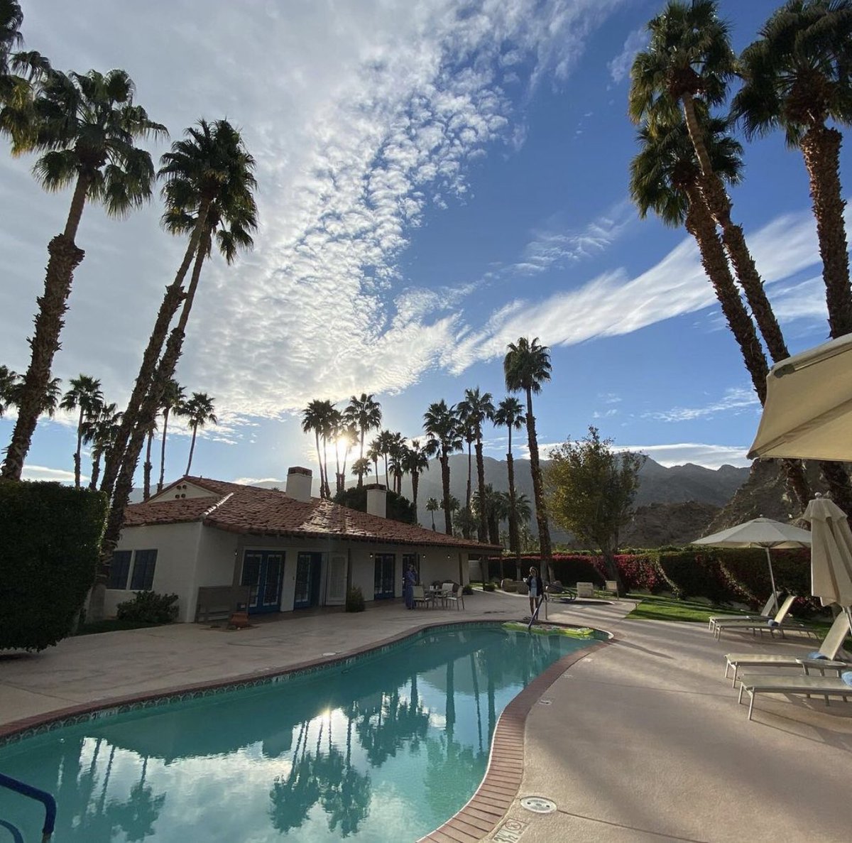 Private pool views > PC: @chriskellywithlove #laquintaresort #waldorfastoria