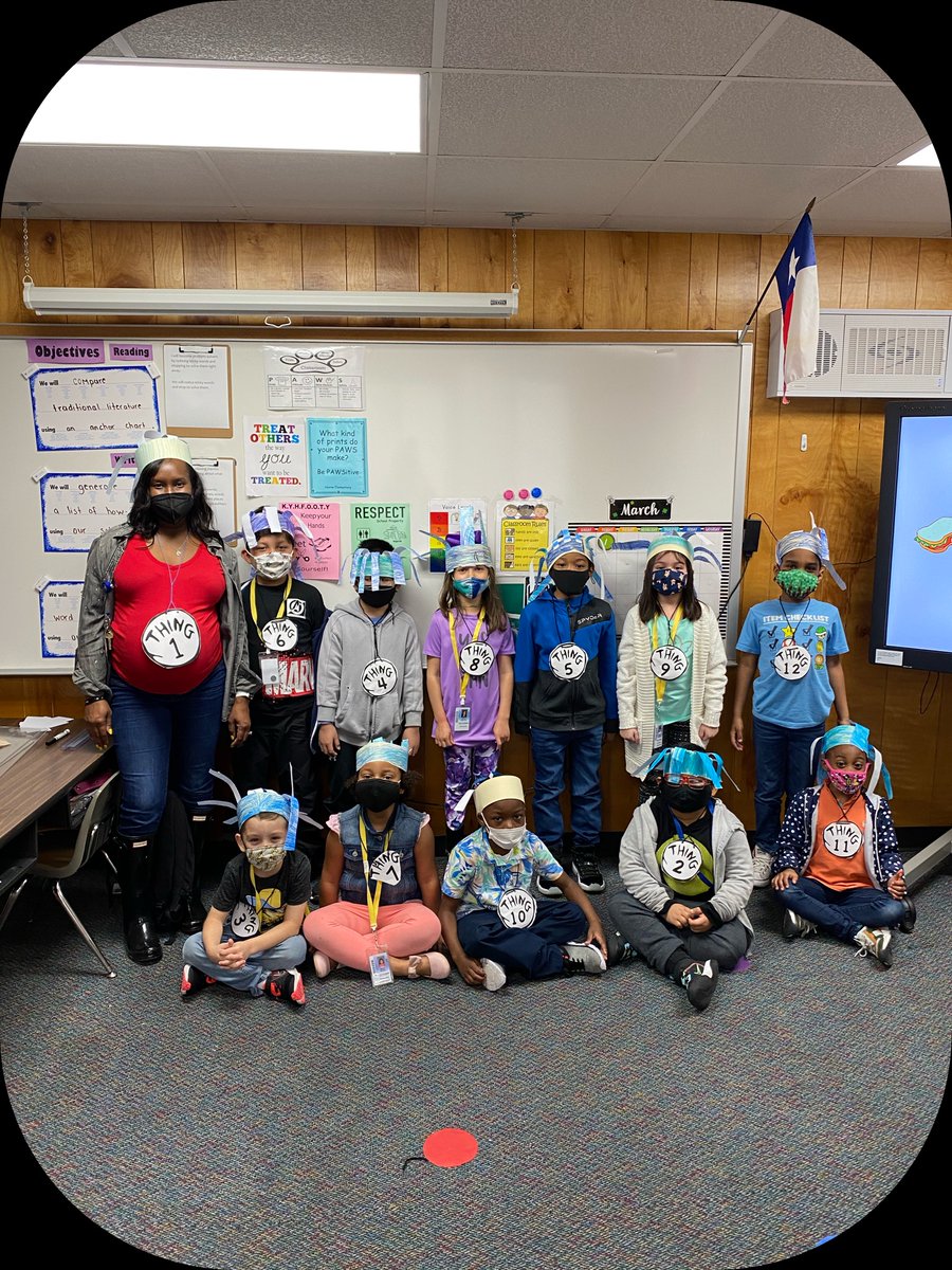 MrsAgbobock's tweet photo. Thing 1 &amp; Thing 2 Day @HorneElementary #1stGrade https://t.co/kJ55NHLk5E
