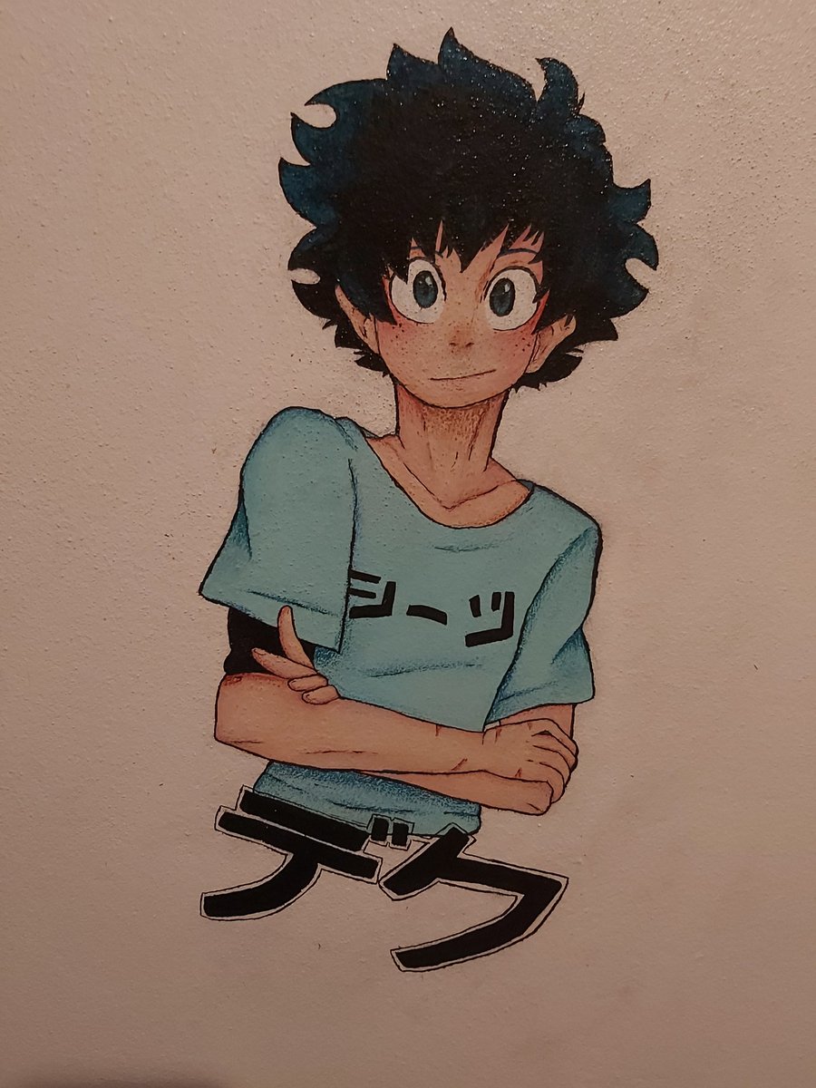 #MidoriyaIzuku #IzukuMidoriya
#walldrawing