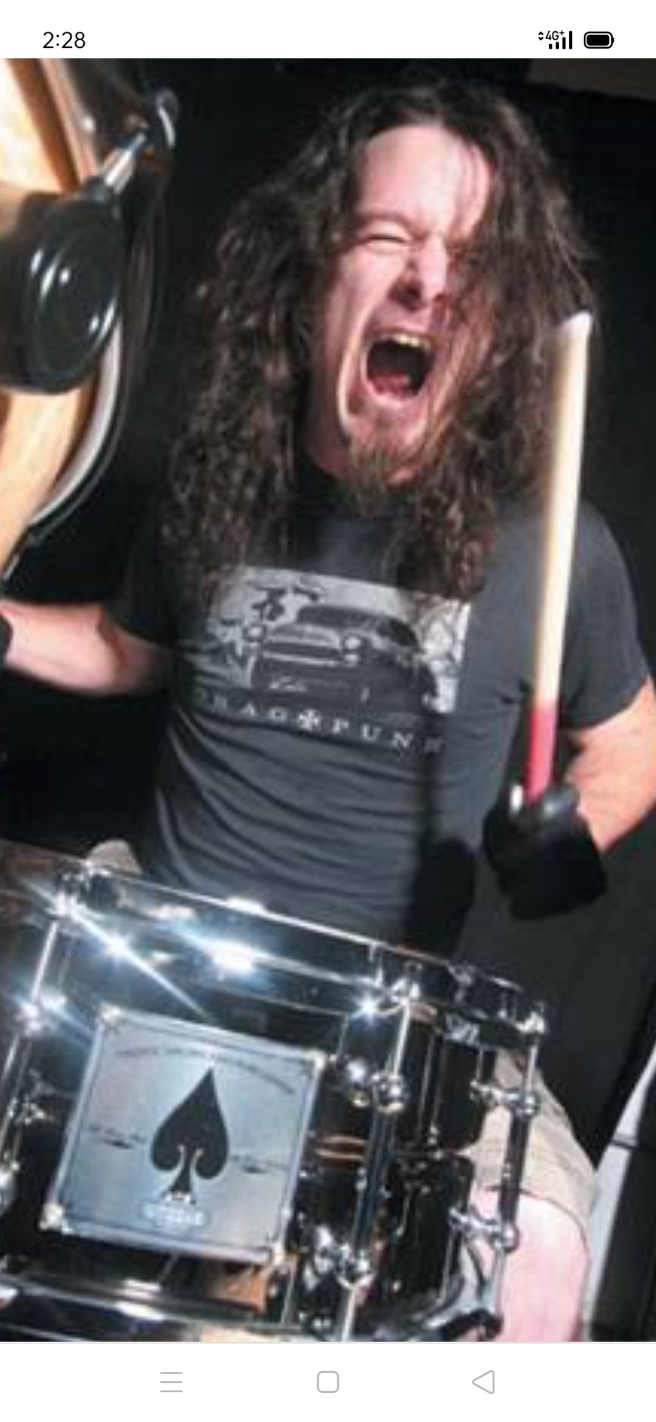Happy Birthday Paul Bostaph
(Born 4 March, 1964)          
