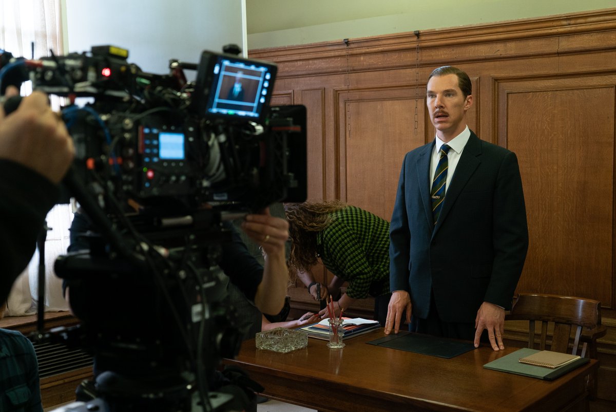CourierMovie's tweet photo. This week’s #SetFileFriday gives a sneak peek at Benedict Cumberbatch on a solo mission. #TheCourierMovie is in theaters March 19. https://t.co/X1lsUoK3wz