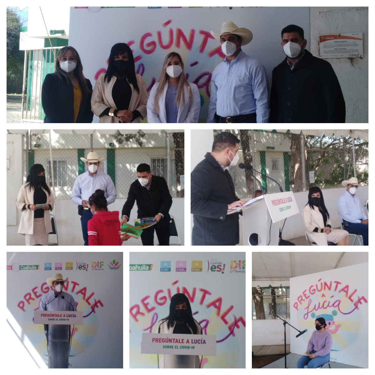 Hoy  junto con la presidenta del  <a href="/VoluntariadoSSC/">Voluntariado SS Coahuila</a>  s <a href="/AlmaLeeChibli/">Alma lee</a> y el alcalde de #Arteaga   #EverardoDurán realizamos la entrega del libro "Pregúntale a Lucía" en el ejido Huachichil #Coahuila #TodosALeer
<a href="/GobDeCoahuila/">Gobierno de Coahuila</a> <a href="/mrikelme/">Miguel Riquelme</a> 
<a href="/SS_Coahuila/">Secretaría de Salud</a> <a href="/SEducacionCoah/">Educación Coahuila</a> <a href="/SofyCamil/">Ana Sofía García Cam</a>