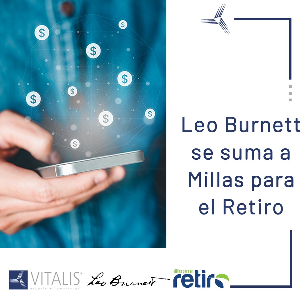 “El propósito de Millas para el Retiro, es que todos participemos para tener una vejez digna y para lograrlo, el apoyo de las marcas es clave." - <a href="/ActJorgeLopez/">JORGE LÓPEZ PÉREZ</a> , CEO <a href="/millas_retiro/">Millas Para El Retiro</a> .

➡️bit.ly/2MGXPUm⬅️

VITALIS, expertos en pensiones.