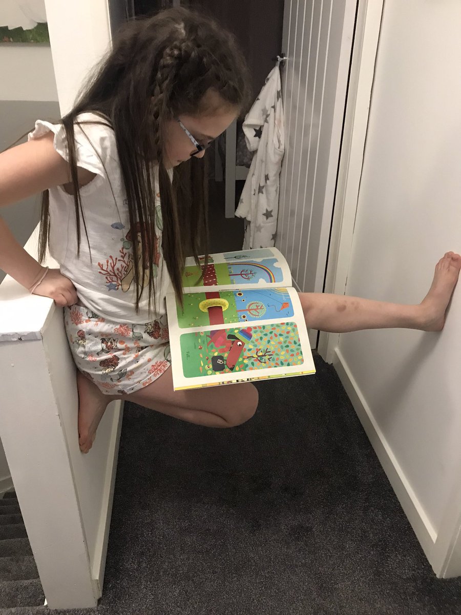 AngelaOBrien00's tweet photo. @StalyhillInfant the girls have loved trying to find #radicalreading for @WorldBookDayUK tomorrow. These are some of there favourite shots! #lovereading #favouritebooks https://t.co/4q5beB3DDY