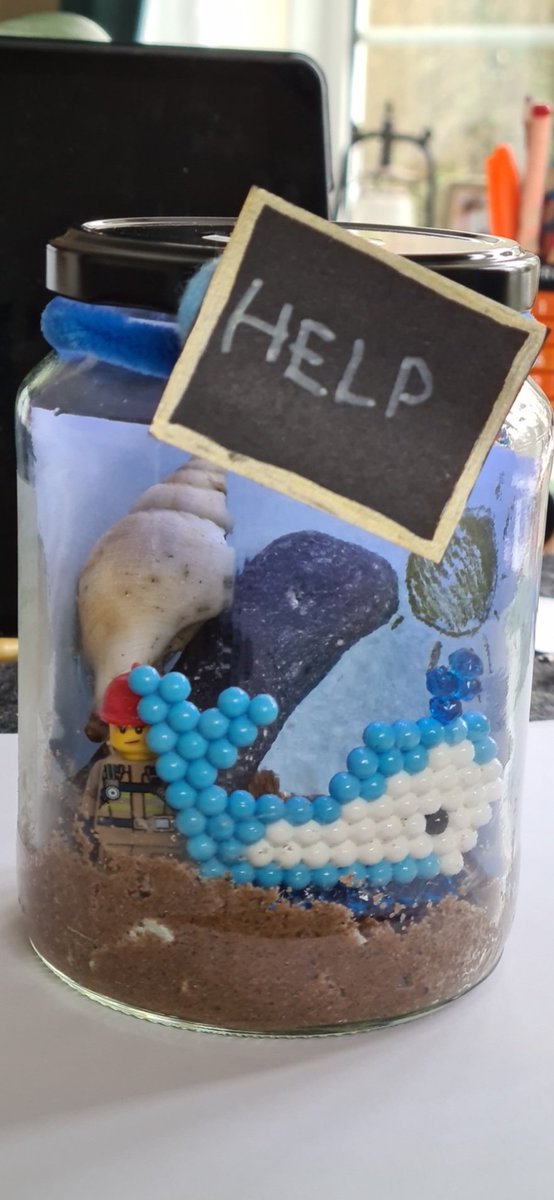DunstonPrimary's tweet image. Just a few of our story jars ready for tomorrow's World Book Day. Can you guess which book they are? @WorldBookDayUK @SpiresFed @Booktrust #flourishing #wisdom #lockdownlearning