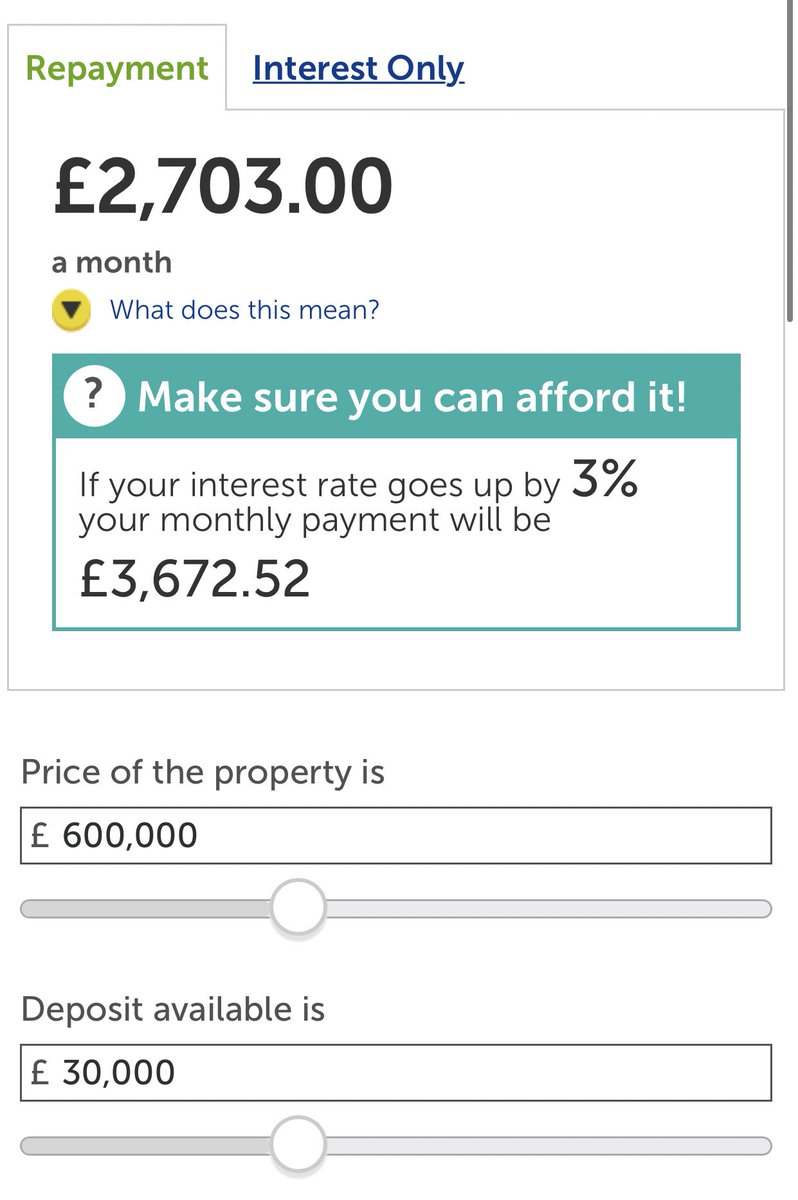 TazerBlack's tweet photo. 95% mortgage looking like a madness 🤣 https://t.co/4bu4mR9X42
