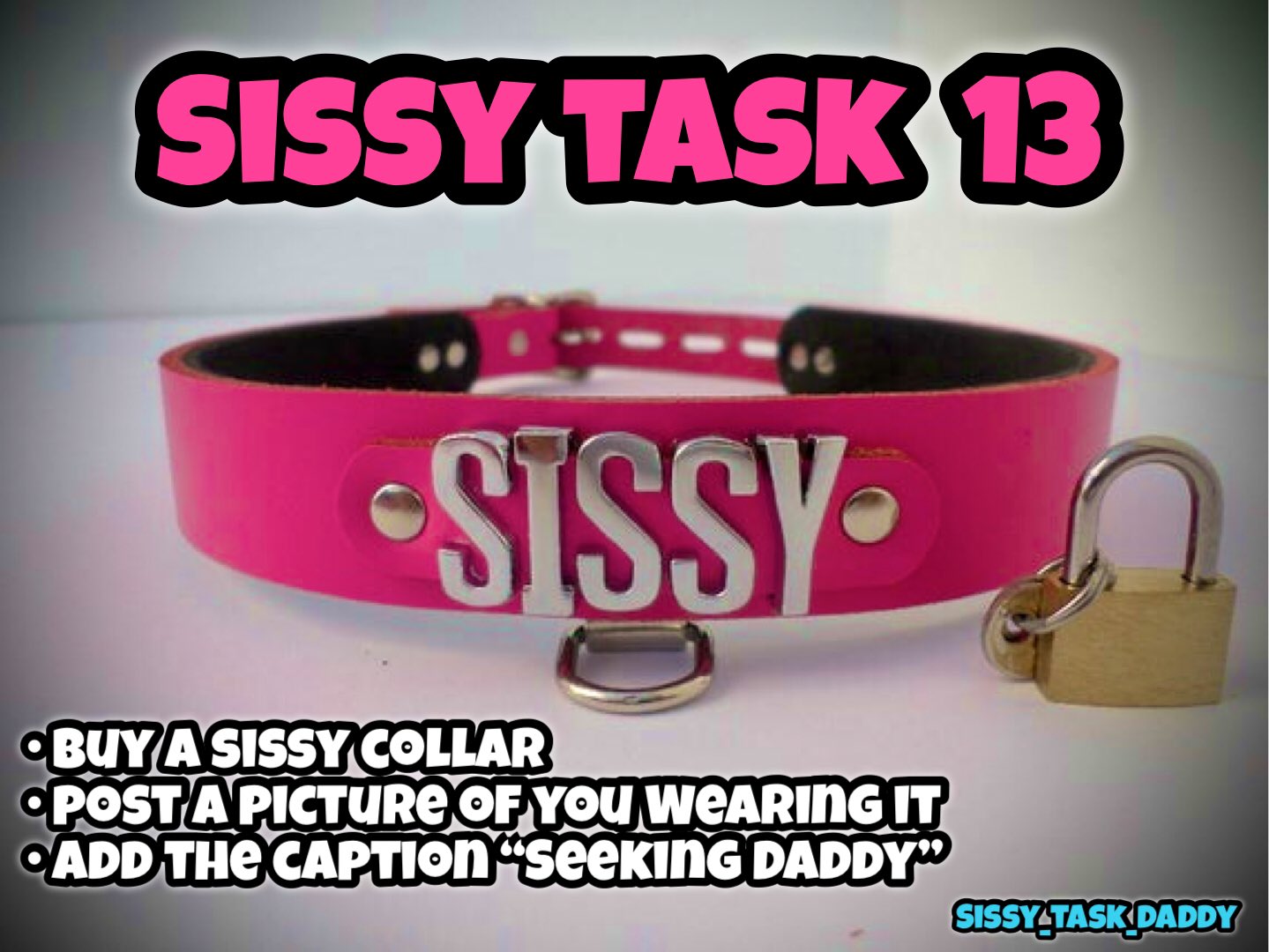 Sissy_Task_Daddy on X: Sissy Task 13 sissy sissytask sissytasks  sissymaker daddy sissycaption t.coVTqAhiwWcT  X