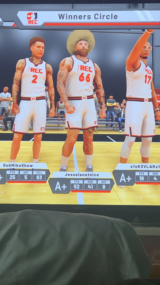 Jesseisnotnice's tweet image. I got the best big man in all of 2k 😴 #2k21 #2krec