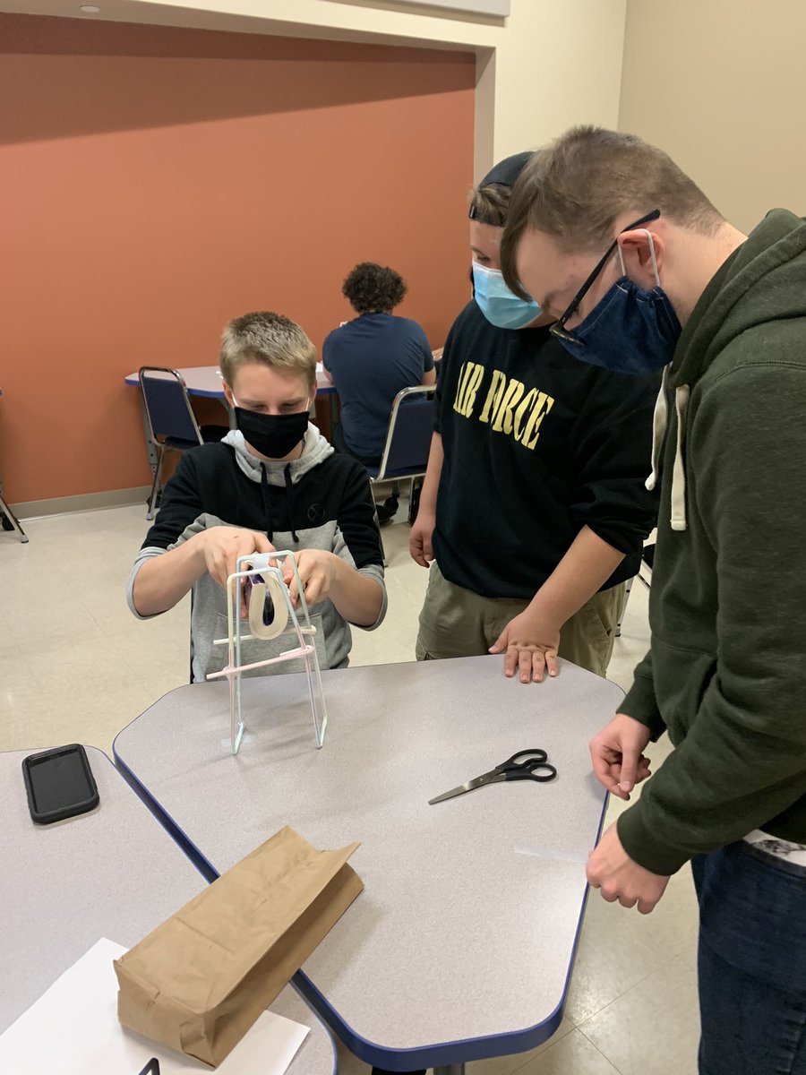 Sneak peak at some of <a href="/NeoshoHS/">Neosho High School</a> students at Crowder Engineering Day competitions. Proud to be a Wildcat with this group!