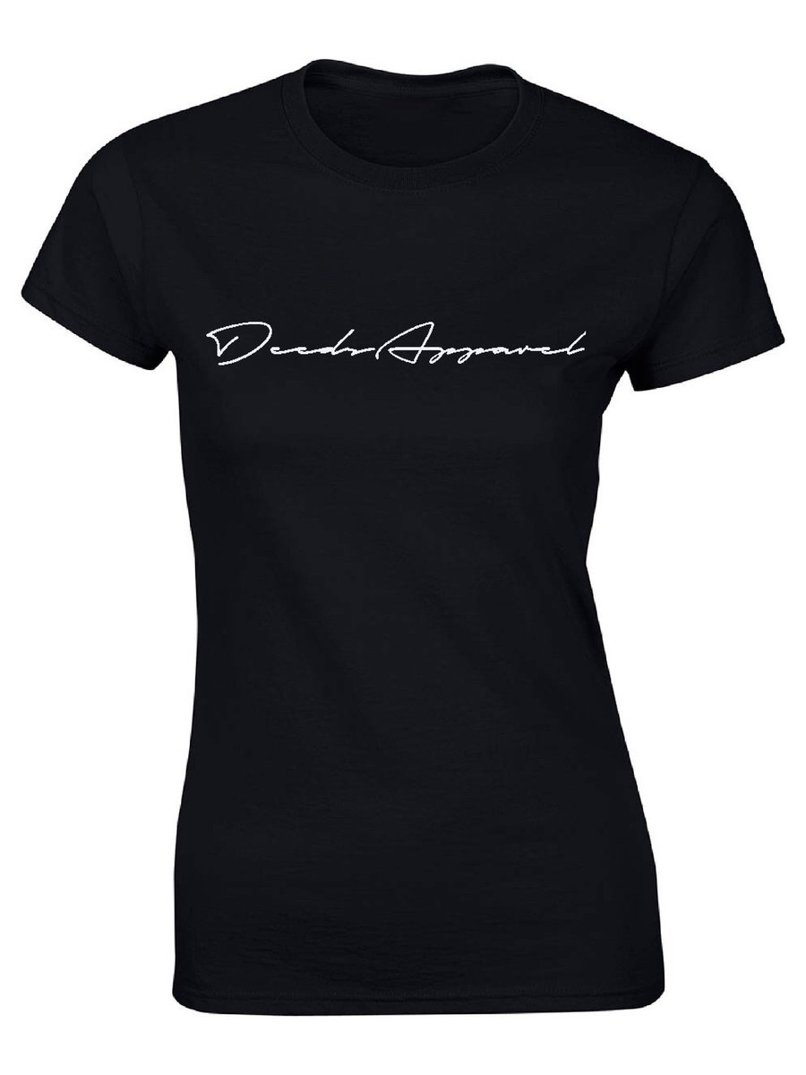 DeedsApparel's tweet photo. The women’s DeedsApparel signature black and white Ts available from https://t.co/9v5Q4xd32f https://t.co/F2AbYgHOZ9