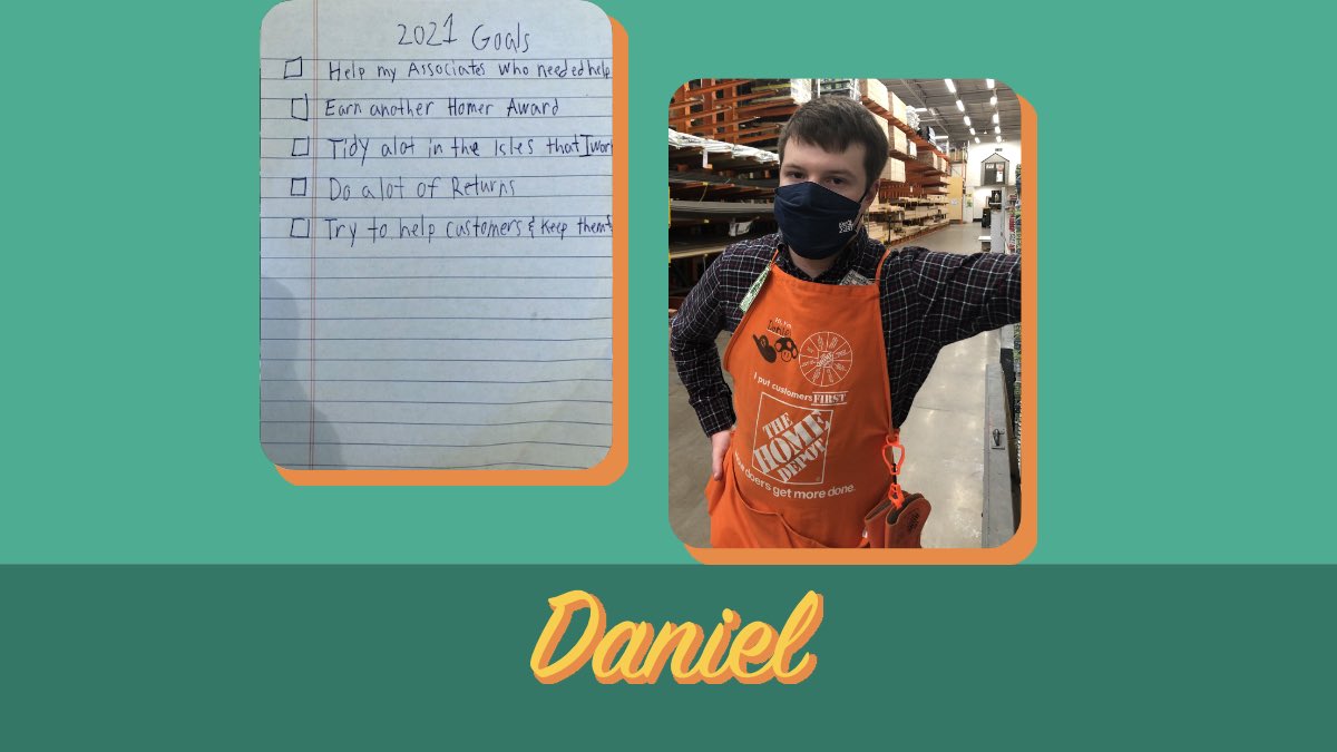 KEN'S KREW (@kenskrew) on Twitter photo Daniel from <a href="/HomeDepot/">The Home Depot</a> 904-Paramus, NJ keeps a list of his goals for 2021! One of these goals includes earning another #HomerAward. With this mindset, he’ll have it in no time! Daniel from <a href="/HomeDepot/">The Home Depot</a> 904-Paramus, NJ keeps a list of his goals for 2021! One of these goals includes earning another #HomerAward. With this mindset, he’ll have it in no time!