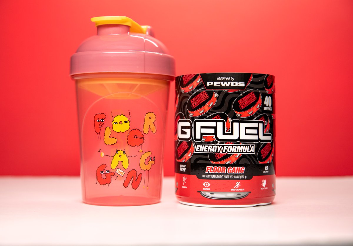 🚨🚨 GIVEAWAY + PRE-ORDER 🚨🚨 

Our limited-edition #PewDiePie x #GFUEL "FLOOR GANG" collection is available for pre-order! And to celebrate, we're giving away 2 Bundles!

❤️ Like + RT + Tag a friend! Winners picked on March 14th!

✍️ 𝗣𝗿𝗲-𝗢𝗿𝗱𝗲𝗿: gfuel.ly/floorgang