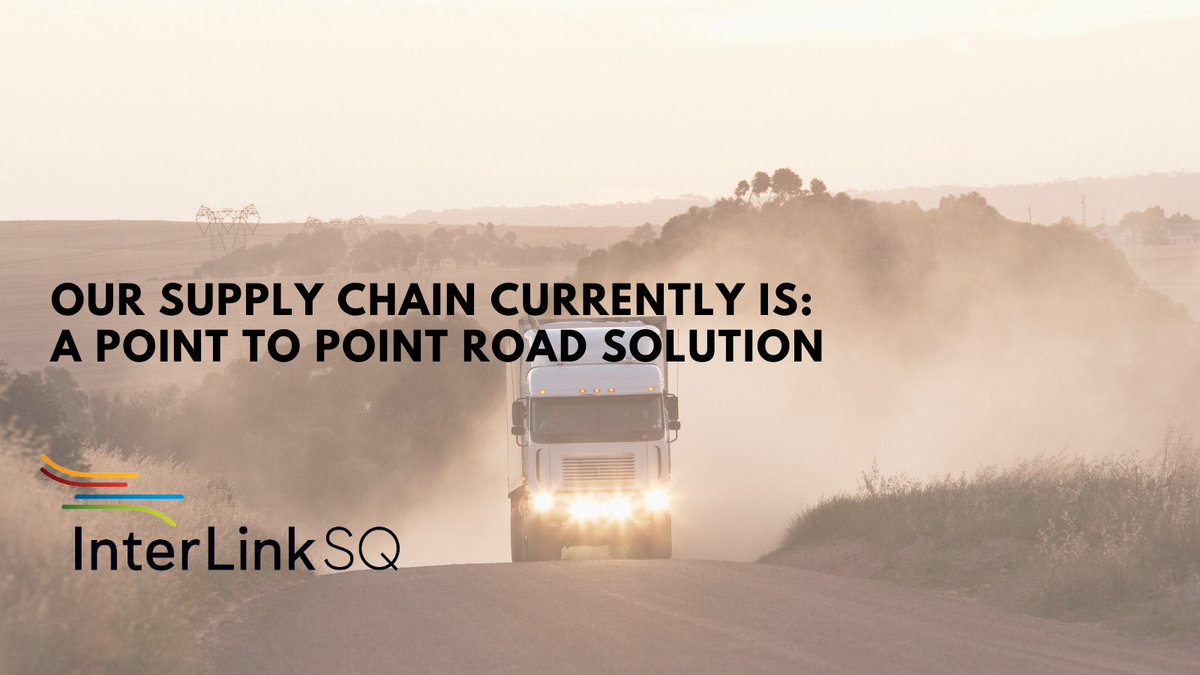 InterLinkSQ's tweet image. currently freight movements occur by road from 'point to point', 
Export volumes are disaggregated and highly seasonal and small to medium size customers are price takers with little to no control of the supply chain, which delivers their goods to and from the regions..........😐