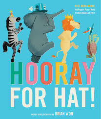 KNethaway's tweet photo. Tomorrow is "Hats off to Reading Day" !  Wear a hat and make someone happy!  We are reading "Hooray for Hat" By Brian Won. @PCES_Panthers #GISDReads https://t.co/K1pKnwAXnA