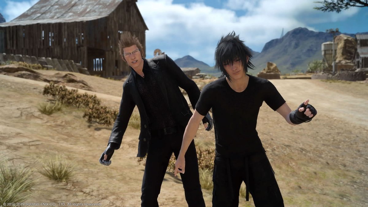 #PS5Share, #FINALFANTASYXV в пустыне с корешом