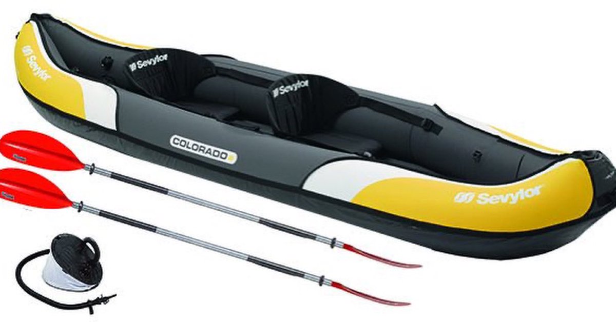 Outdoor_WorldUk's tweet photo. Now arrived and selling fast is our Sevylor Colorado inflatable kayak kit. Get them quick to enjoy the spring sunshine. #sevylorcolorado #sevylorkayak #inflatable #kayaking #kayak #outdoorlife #bequick https://t.co/chRcggSKhZ