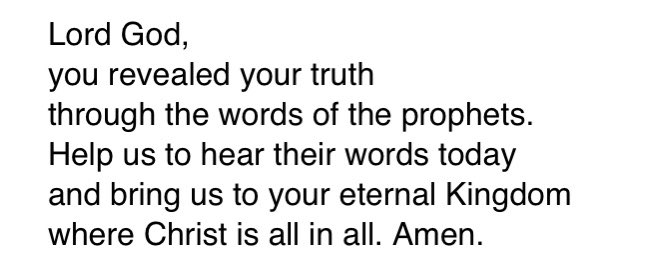 columbaanfield's tweet photo. The prophets occupy a large part of the Old Testatment and are fundamental to its structure, narrative and theology informing us about the Messiah, Jesus Christ. @LivDiocese #TheSociety #calledtolearn

https://t.co/O96s3D2xBz https://t.co/6NVsRQHLJN