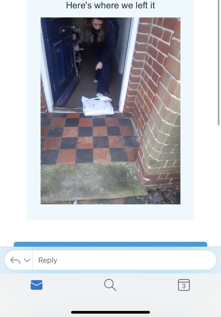 ellapicton's tweet photo. Thanks DPD, I know where you left my parcel... https://t.co/WagpE86zti