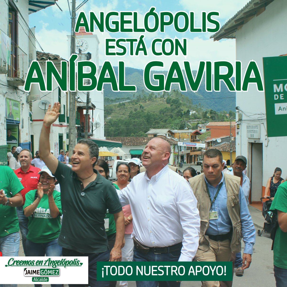 alcaangelopolis's tweet photo. En #Angelópolis expresamos nuestra solidaridad con el Gobernador de Antioquia ANÍBAL GAVIRIA CORREA y enviamos un mensaje de fortaleza a su familia y al Departamento. ¡Confiamos en que la situación será resuelta a su favor! 💪🏻
@anibalgaviria @GobAntioquia https://t.co/HqBwgFw0mN