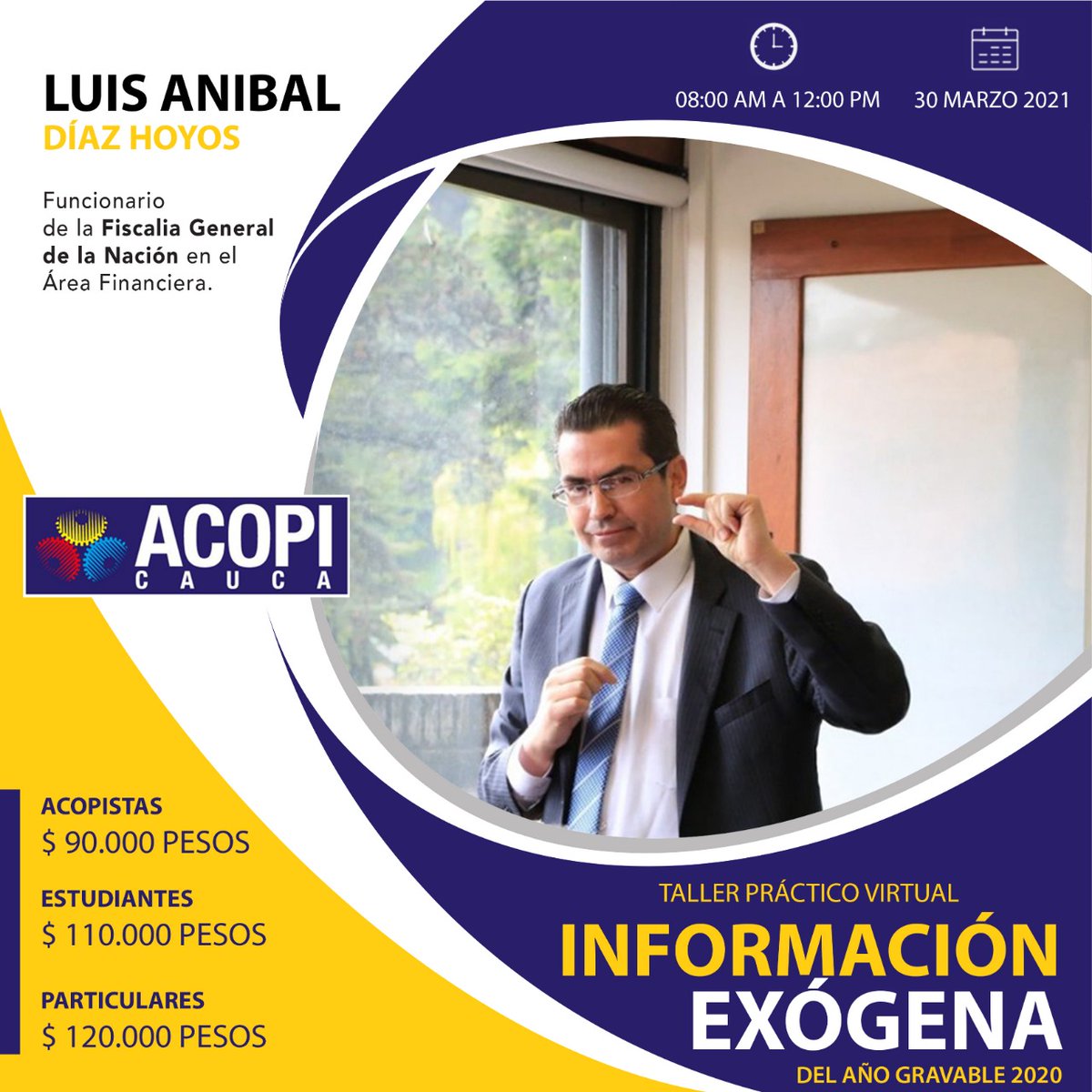 Taller Práctico Virtual: 📒🖊 𝙄𝙣𝙛𝙤𝙧𝙢𝙖𝙘𝙞𝙤́𝙣 𝙀𝙭𝙤́𝙜𝙚𝙣𝙖 𝙙𝙚𝙡 𝘼𝙣̃𝙤 𝙂𝙧𝙖𝙫𝙖𝙗𝙡𝙚 𝟮𝟬𝟮𝟬 
👉 Duración: 4 horas
[Certificado] ✅
¿Qué esperas para inscribirte? Da click en el botón y ¡Regístrate!. Inscripciones: 👇🏻 
forms.gle/vUMK6SbyVaZqFR…