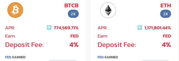 fed_finance's tweet photo. 1M+ APY????

#FED #BSC #DEFI https://t.co/kJdGl7kHjd