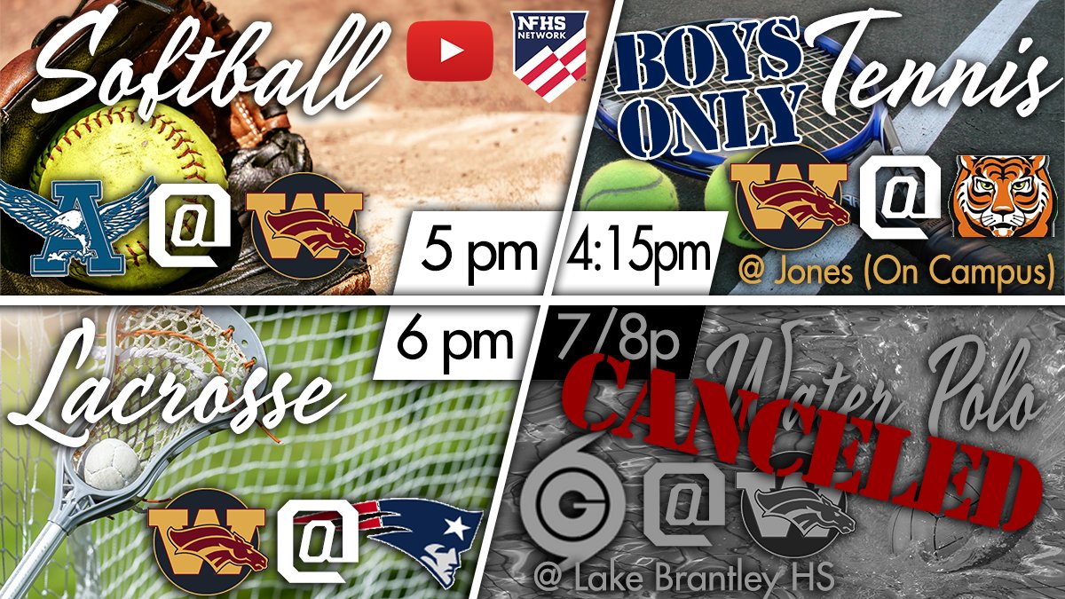 ☀ UPDATE ☀
<a href="/WekivaSoftball/">Stang Gang</a> is good to go at 5:00 hosting the <a href="/BlueDarters/">Athletics Office</a>! Special thanks to Coach Scudero who put some hard work in today to get the field back up to spec after our drenching. Live stream planned for youtube.com/c/WekivaSports &amp; NFHS. <a href="/osvarsity/">Sentinel Varsity</a> <a href="/ApopkaJohn/">John Peery</a>