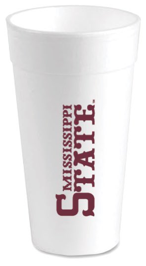 RedBirdPaper's tweet image. ✨NEW✨ ‘85 Logo MState styrofoam cups | pack of 10/$12.99. Ships 1-2 weeks. Shop at redbirdpaper.com #HailState