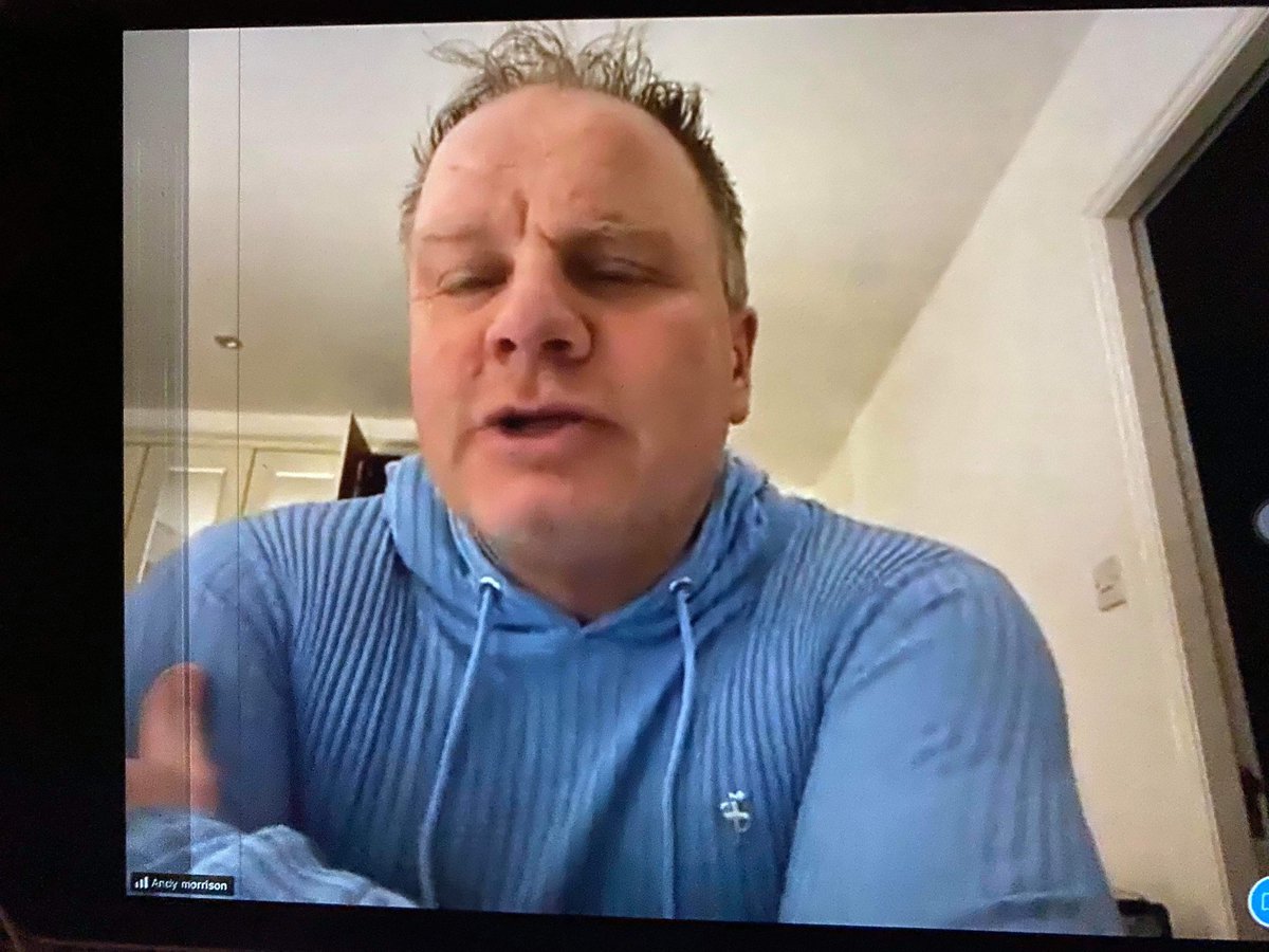 squidgy1984's tweet photo. Tonights @BrymboLodge zoom chat was with @the_nomads gaffer @AndyMorri5on. What a fantastic talk it was some amazing advice given and detail shared. Huge thanks to Andy it was a privilege.  @FAWTrust @ActiveWrexham @leaderlive @JayCatton @NigelSouthsea https://t.co/FvHIc2yXNg