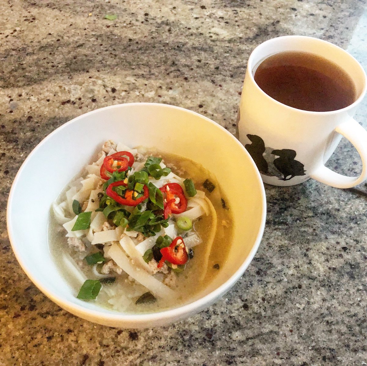 ClareyMcc's tweet photo. Cooked up some of Elizabeth Chong’s delicious noodle soup to tune in to the ‘Women in Conservation Breakfast’, and hear about amazing women doing amazing things! #WICB2021 https://t.co/71g8Hb7x4R