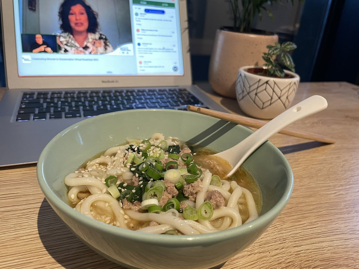 _Jenny_Mann's tweet photo. Feeding my soul with delicious noodles and inspiring conversation at the 2021 Women in Conservation Breakfast 🍜 #WICB2021 #ChooseToChallenge #InternationalWomensDay https://t.co/hlVeZFzzON