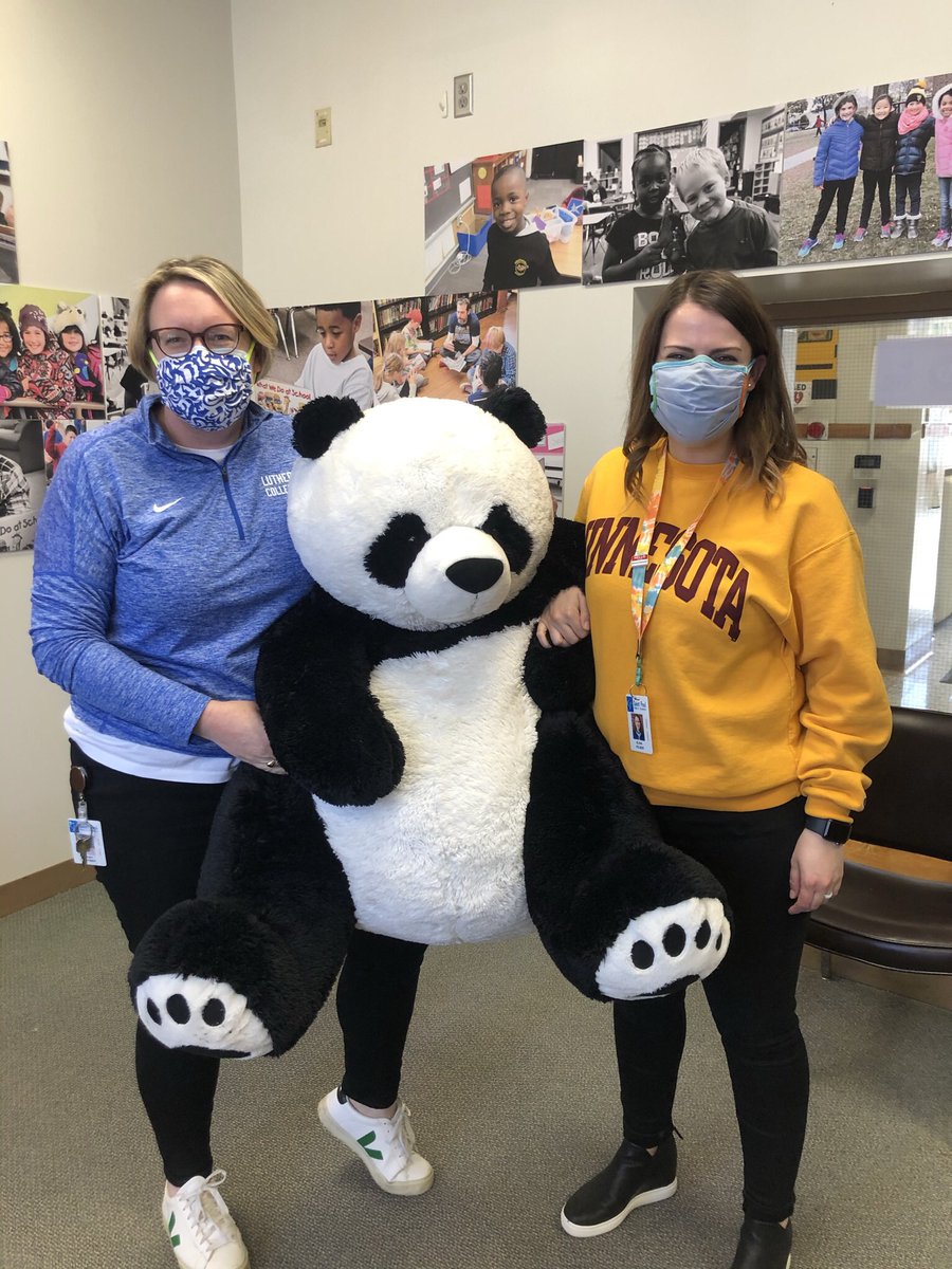 #learningwearwednesdays now at Groveland! We need to get Ming a shirt, too! <a href="/SppsCounselors/">SPPS Counselors</a> <a href="/luthercollege/">Luther College</a> <a href="/UMNews/">University of Minnesota</a>