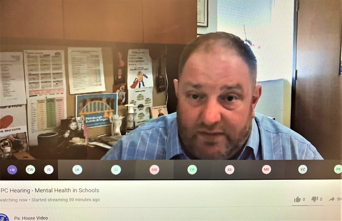 GhilaniMike's tweet photo. TY ⁦@PADemPolicy⁩ ⁦@NickforPA⁩ for allowing me to speak about mental health in High Schools at today’s today’s democratic policy committee’s virtual  hearing.  #WErTJ https://t.co/DYZ4qmEXnZ