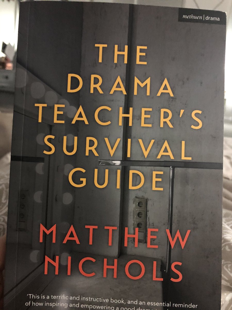 DRAMA_SHS's tweet photo. Bed time reading! #dramateacher #education #dramaislearning @shsrbk https://t.co/CmEmtYWkj1