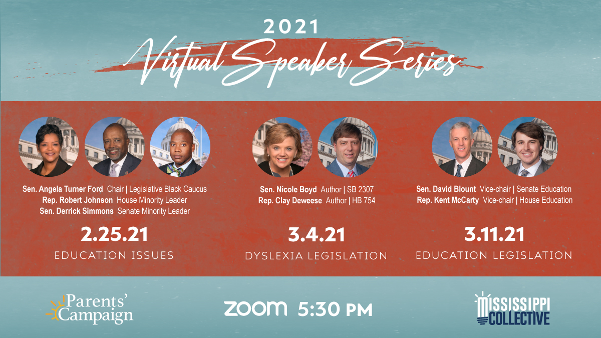 Dyslexia is our topic for this week's REAL TALK, Thursday, March 4, 5:30 p.m. We hope you'll join us for an informative exchange of ideas with guests <a href="/NicoleAkinsBoyd/">Nicole Akins Boyd</a> &amp; <a href="/clay_deweese/">Representative Clay Deweese</a>. Registration is free &amp; covers all events: bit.ly/REALTALK2021.

#msedu #msleg