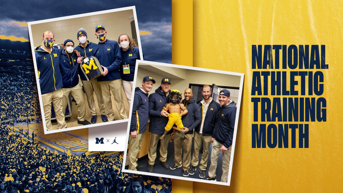 Help us thank our outstanding medical staff during National Athletic Training Month. We are fortunate to have the very best staff in the country.

<a href="/pdjohnsatc/">Phil Johnson</a> 
<a href="/UMichAthMed/">UM Athletic Medicine</a> 

#GoBlue 〽