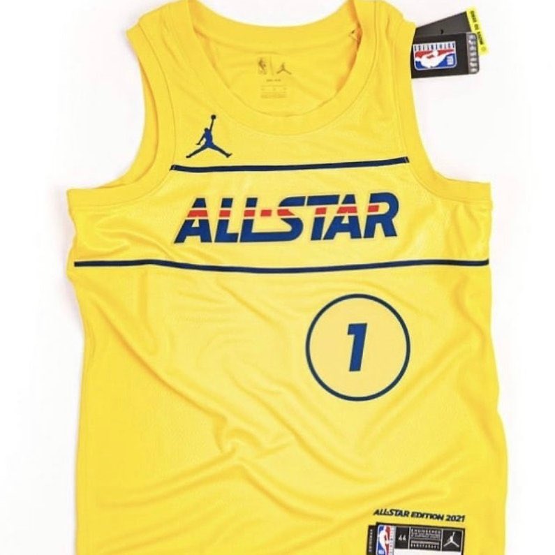 The 2021 NBA All-Star jerseys have reportedly been leaked, h/t @camisasdanba.
Thoughts? https://t.co/37NyzHM8Yx