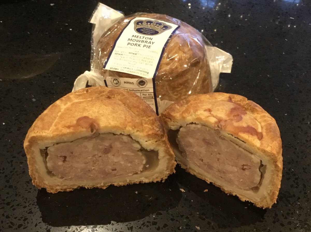 JohnMalt1's tweet photo. @MrsKingsPies @cheeseshopnottm @boroughmarket Probably the best pork pie I’ve eaten!!😋 https://t.co/mW0OMsTPxk